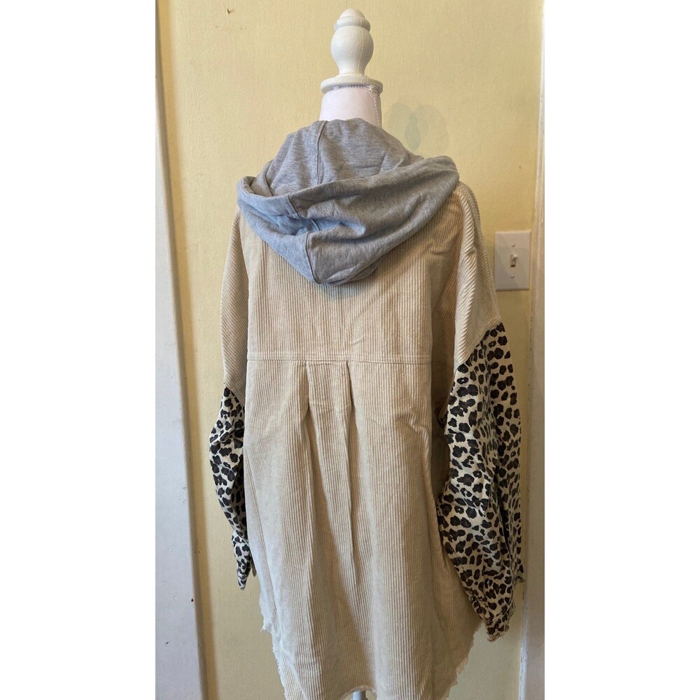 OLI HALI TOP OLI & HALI shirt Oli and Hali long sleeve snap down pockets boho SM - Picture 2 of 12